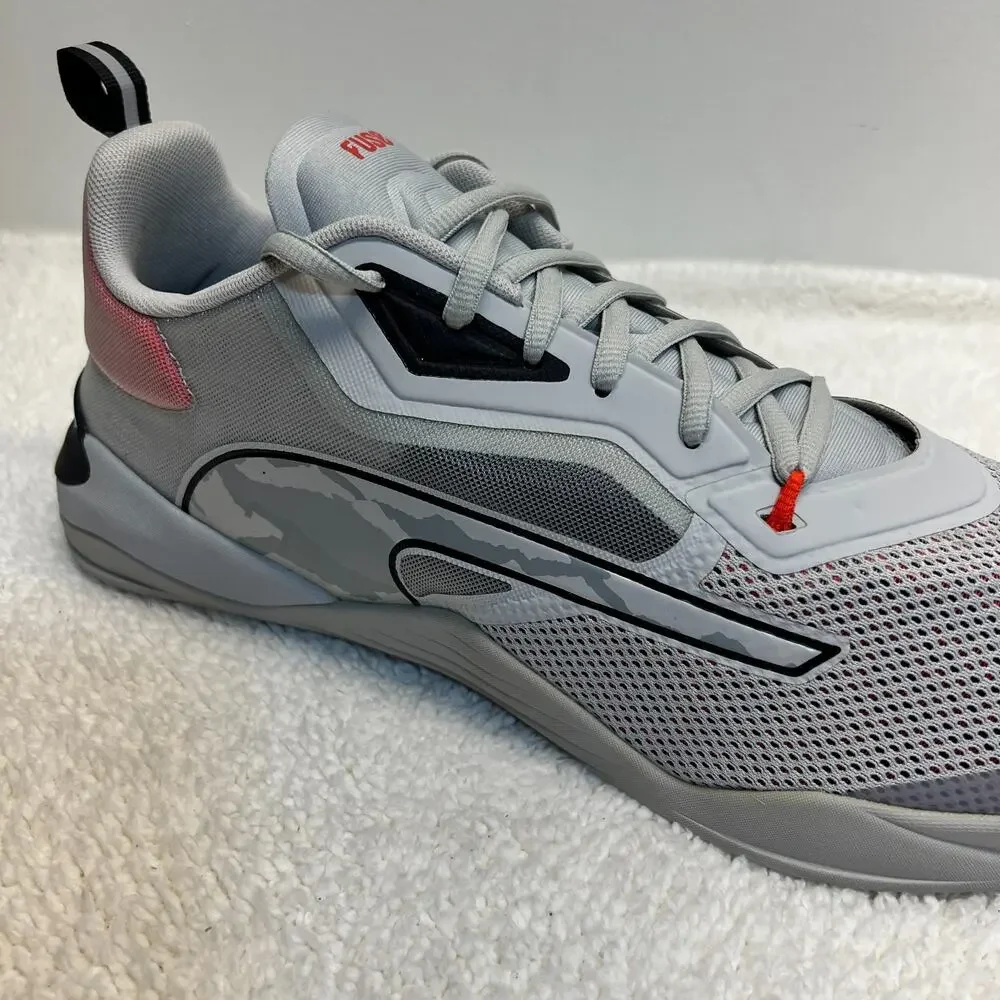 Puma Mens Sneakers Fuse 2.0 Harbor Mist Grey Cherry Tomato Black Size 17